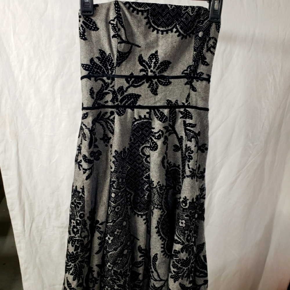 tibi dress size 2 (wool, cotton, polyester)